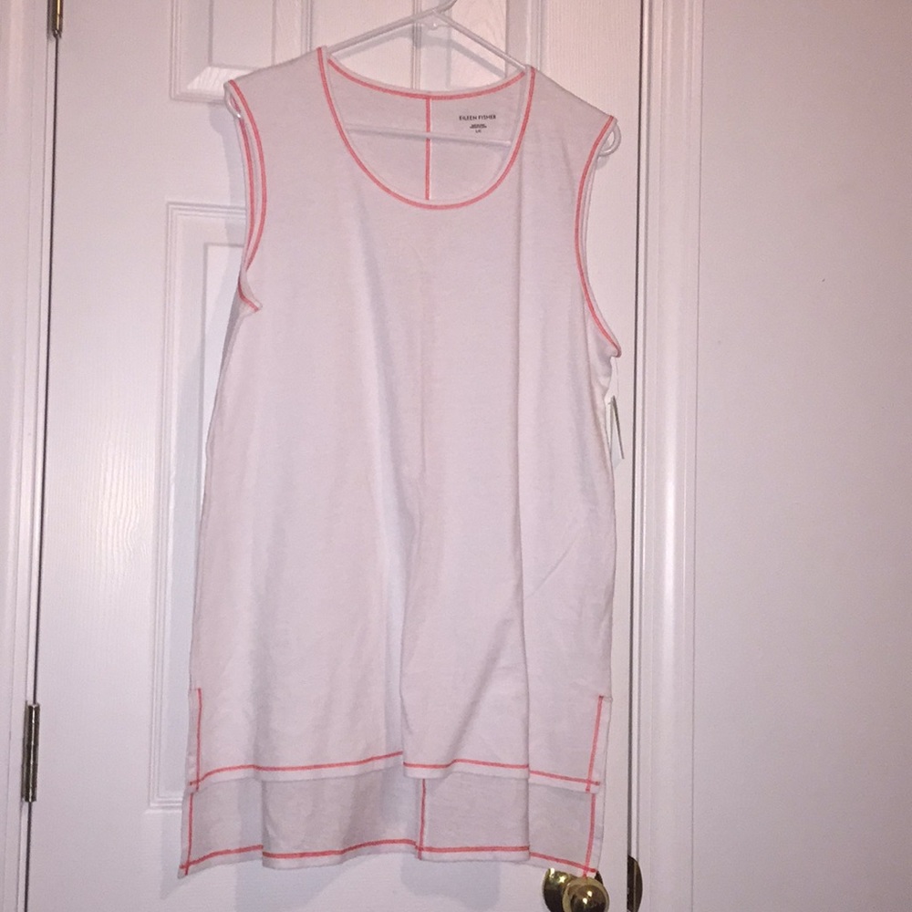 Slubby organic cotton jersey tunic